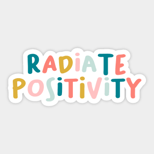 Radiate Positivity Sticker